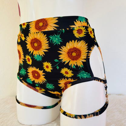 Cachetero Doble Arnés - Girasoles