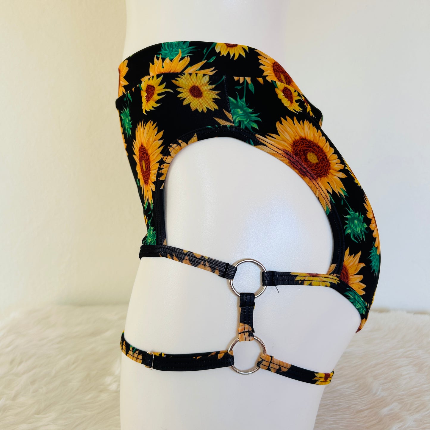 Cachetero Doble Arnés - Girasoles