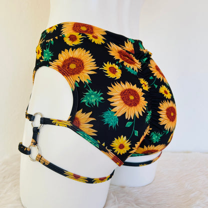 Cachetero Doble Arnés - Girasoles