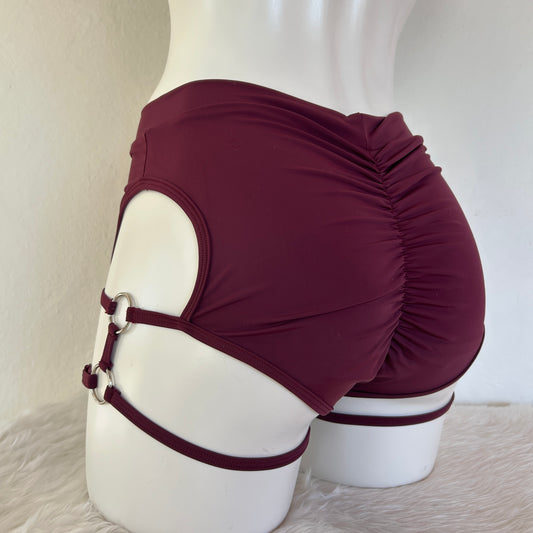 Cachetero Doble Arnés - Vino