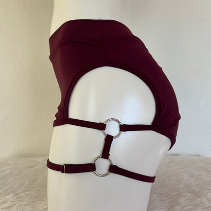 Cachetero Doble Arnés - Vino