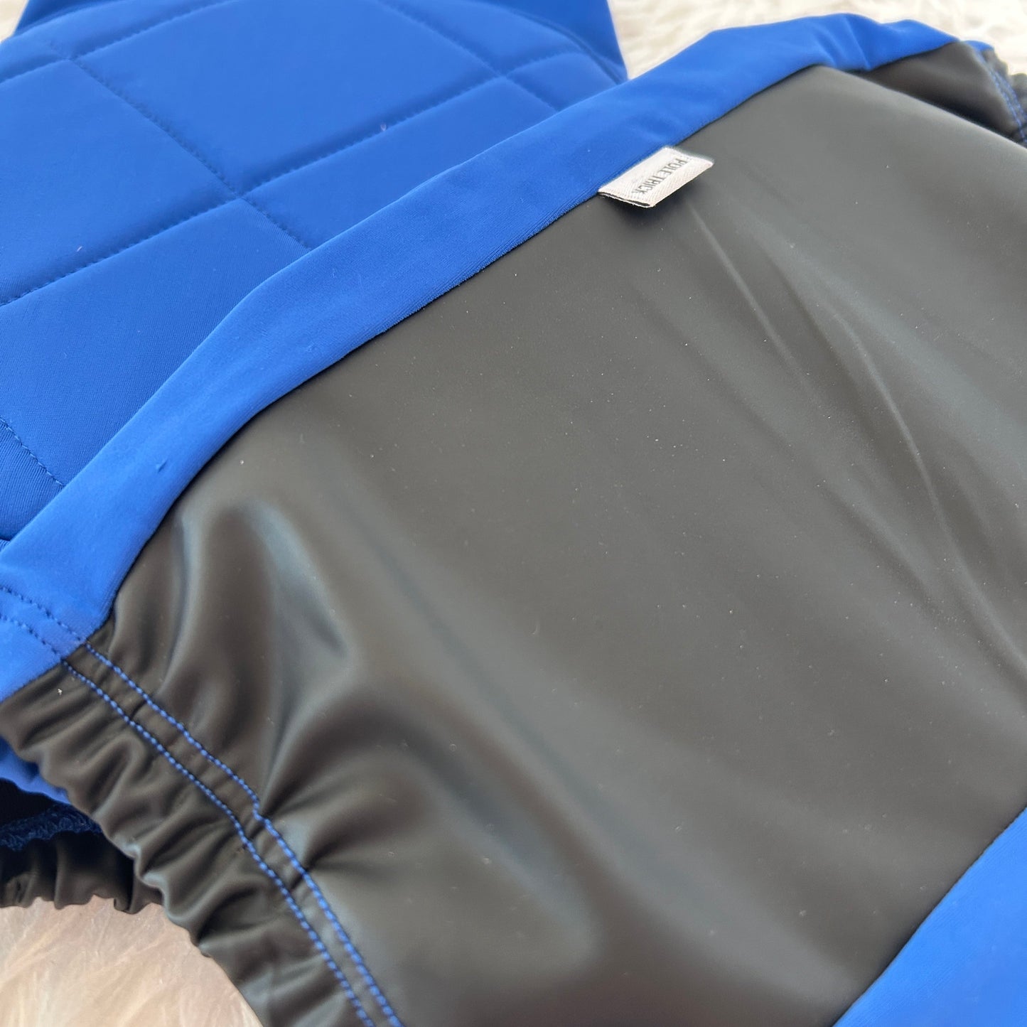 Rodilleras Pole Dance Azul Rey con agarre en corva