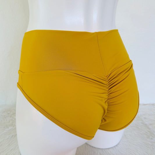 Cachetero Pretina Alta Mostaza