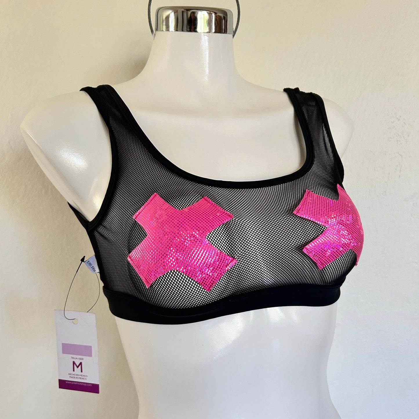 Top Euforia X - Rosa Holograma