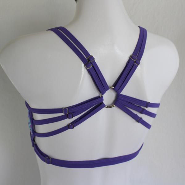 Top Aro Animal Print - Morado