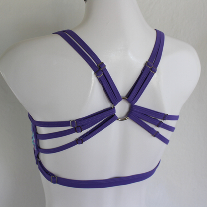 Top Aro Animal Print - Morado