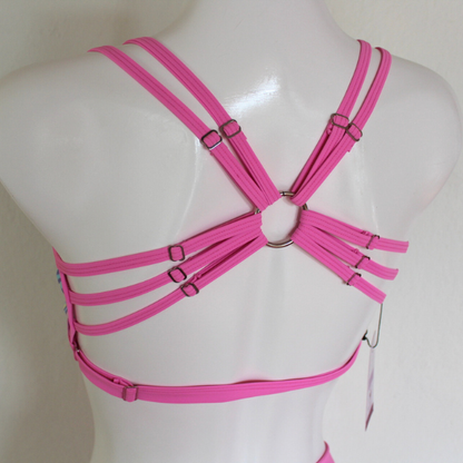 Top Aro Animal Print - Rosa