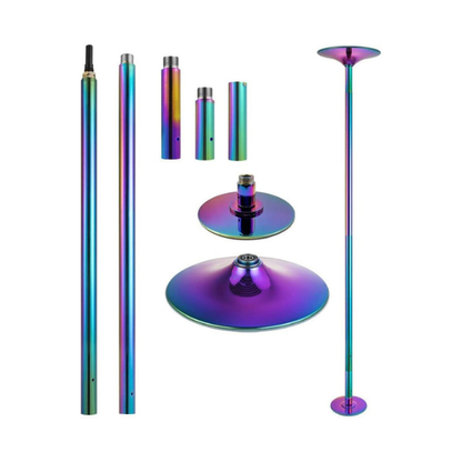 Tubo portátil para pole dance – Tornasol de 45mm
