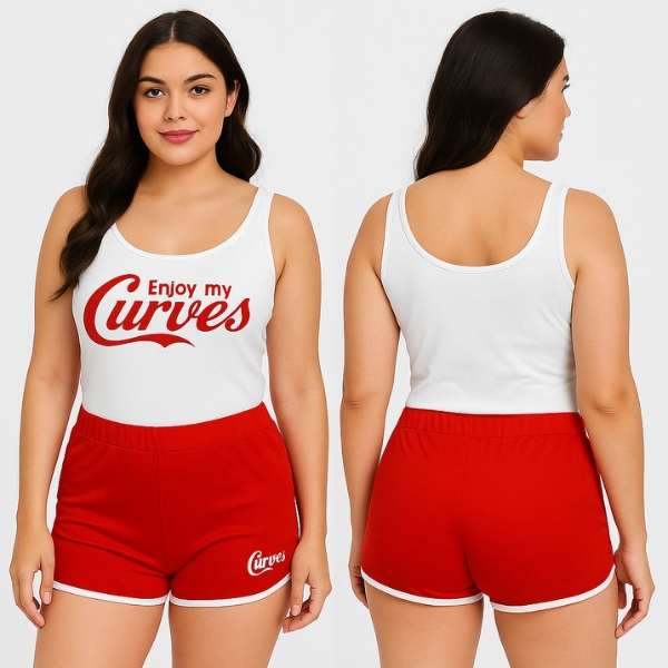 Conjunto "Enjoy My Curves" de 2 Piezas