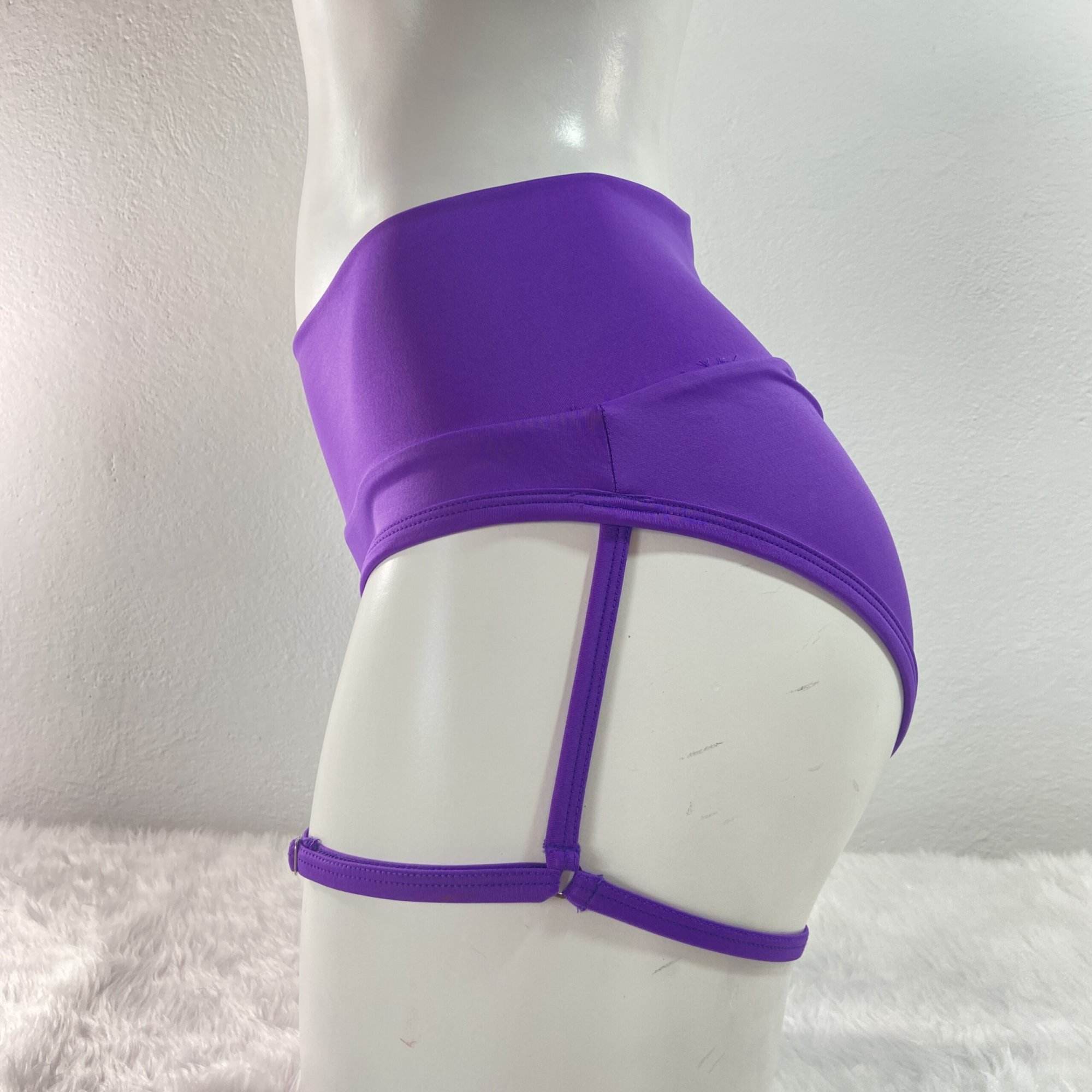 Pinup con Arnés Morado Talla CH