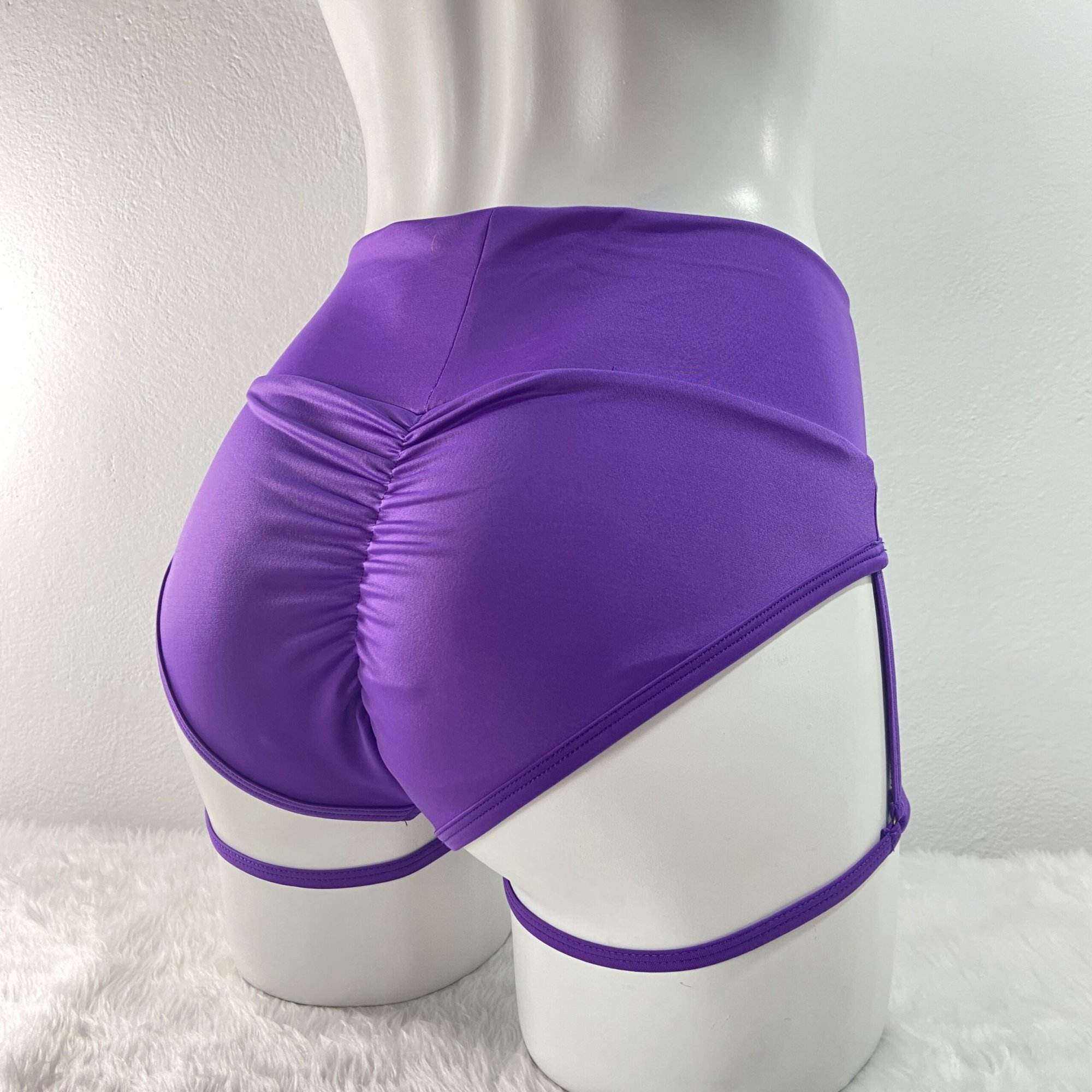 Pinup con Arnés Morado Talla CH