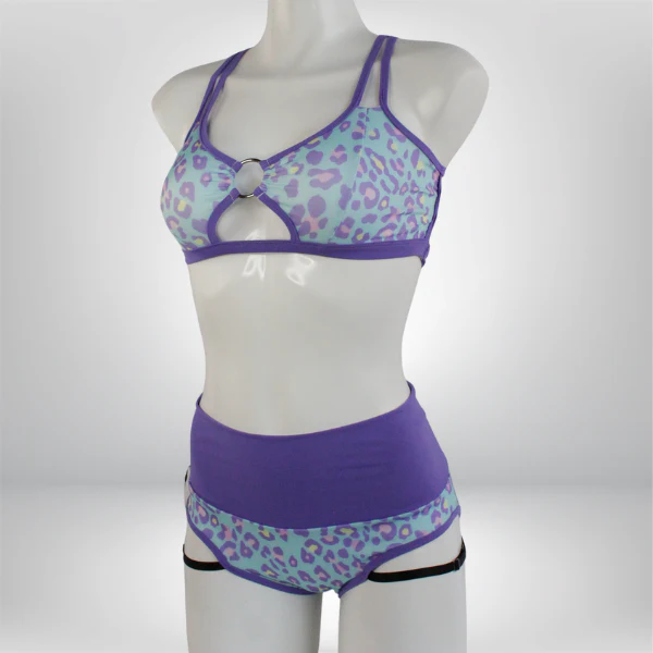 Conjunto Animal Print - Morado