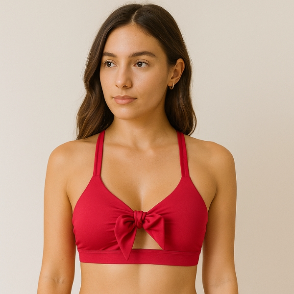 Top Rojo con Moñito